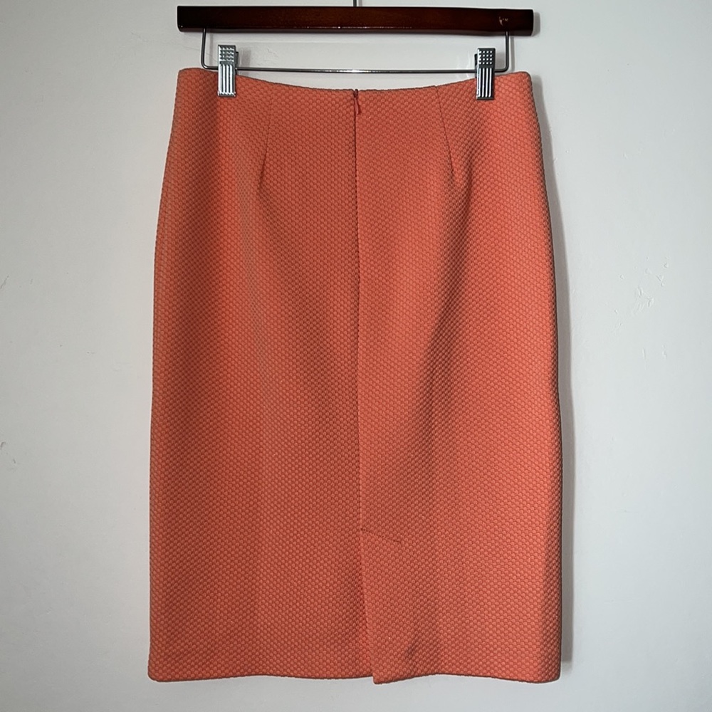 Lucy & Co Pencil Skirt in Apricot Orange